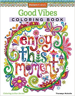good vibes adult coloring book